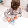 thumbnail image 5 of TIELUTT Sliding Puzzle Toy Educational Brain Teaser Game For Kids Ages 5 and Up Learning Activity Keyboard Poppet Game for Kids 2 Computer for Toddlers 4 Years Old Kids Building Beehive Game for Kids, 5 of 5