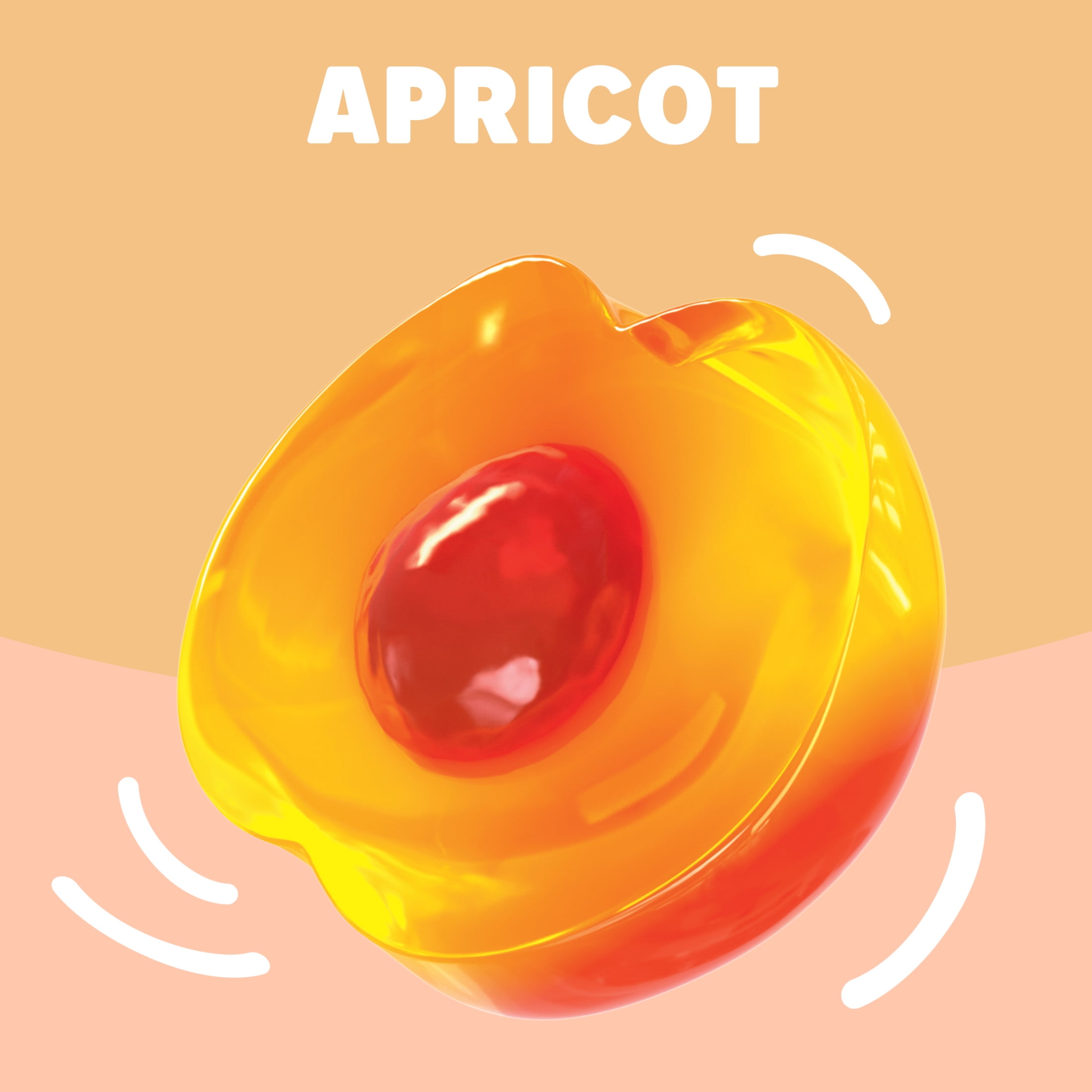 Jell-O Apricot Artificially Flavored Gelatin Dessert Mix, 3 oz Box