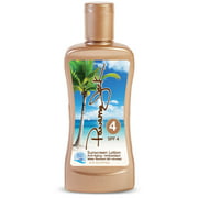 Panama Jack Sunscreen Tanning Lotion - SPF 4, Reef-Friendly, PABA, Paraben, Gluten & Cruelty Free, Antioxidant Moisturizing Formula, Water Resistant (80 Minutes), 6 FL OZ (Pack of 12)