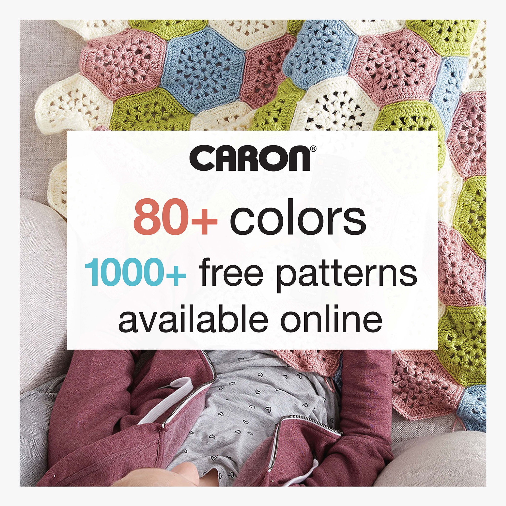 Caron® Simply Soft® Heathers™ #4 Medium Acrylic Yarn, Charcoal Heather 5oz/141.7g, 250 Yards (12 Pack)