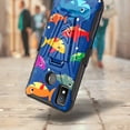 thumbnail image 2 of DALUX V Hybrid Kickstand Holster Phone Case Cover Compatible with Cricket Wireless Icon 4 (2022) - Cute Shark, 2 of 2