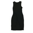 thumbnail image 2 of bar III Womens Runched Bodycon Dress, Black, XX-Small, 2 of 2