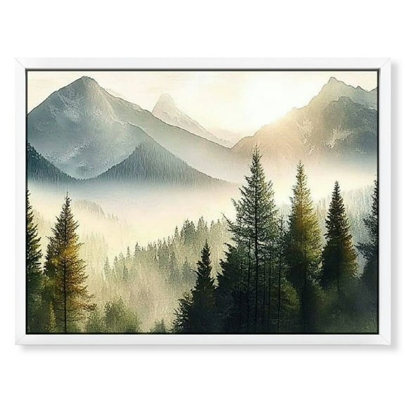 Large Size Wall Art For Living Room Canvas Wall Decorations For Bedroom Modern Office Wall Decor Abstract Mountain Scenery Paintings Wall Pictures Artworks Ready To Hang Home Decoration 16x12in