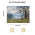 thumbnail image 3 of Orinice  | Trees and Undergrowth, Vintage Overgrown Meadow Print - Reclaimed Nature Wall Art, English Country Cottage Decor, Rustic Field Landscape Art 20x16in, 3 of 6
