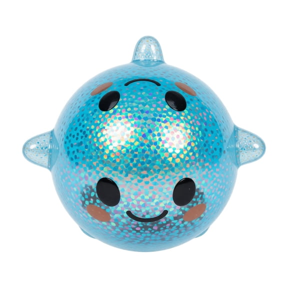 Squishy Halloween Ghost Stress Toy 12 Pack, Transparent Glitter Ghost Squeeze Pinch Toy, Jelly Sensory Fidget Toy, Halloween Party Favors for Kids and Adults