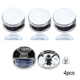 thumbnail image 3 of MYG 4* Clips Miroir en Alliage de Zinc Pinces Support Mural Rond, 3 of 9