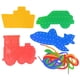 thumbnail image 1 of Juego de 4 formas de cordones para enhebrar, juguetes educativos para niños, hilo educativo para bordar, juguetes de bricolaje, regalo, 1 of 4