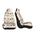 thumbnail image 3 of Yiaed Cartoon Chickens Print Car Seat Covers,Universal Auto Seats Protector Fits for Car,SUV Sedan,Truck,Automotive Seat Covers & Accessories-2 PCS, 3 of 9
