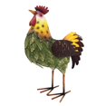 thumbnail image 4 of Estatuilla de pollo Granja Patio decorativo Hogar Luces solares al aire libre Jardín Verde 40x18x47cm Cola Estatua al aire libre, 4 of 8