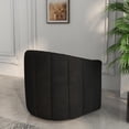 thumbnail image 4 of SEYNAR Mid Century Pumpkin-Designed Swivel Cuddle Barrel Sofa Chairs,360 Degree Swivel Armchairs for Living Room, 4 of 10