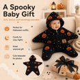 thumbnail image 2 of Baby Starfish Onesie, Baby Star Suit, Halloween Clothes One Piece Soft Winter Outfits, 2 of 7