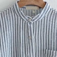 thumbnail image 4 of hotojiny Toddler Boys Henley Shirt Button up Long Sleeve Dress Shirts Cotton Lightweight Tees Spring Tops with Pocket 2-8 Y, 4 of 6