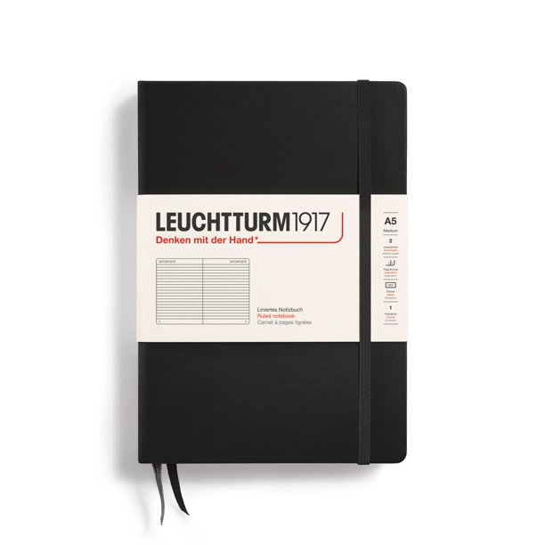 Cuaderno LEUCHTTURM1917, tapa dura, tamaño mediano, A5, 251 páginas