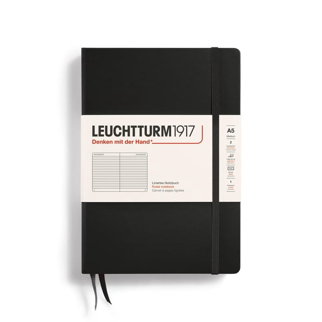 Cuaderno LEUCHTTURM1917, tapa dura, tamaño mediano, A5, 251 páginas