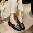 thumbnail image 4 of AUDeals Women's Dress Shoes, Faux Leather Loafers with Pointed Toe and Low Wedge Comfort for Work and Formal Wear, 4 of 7