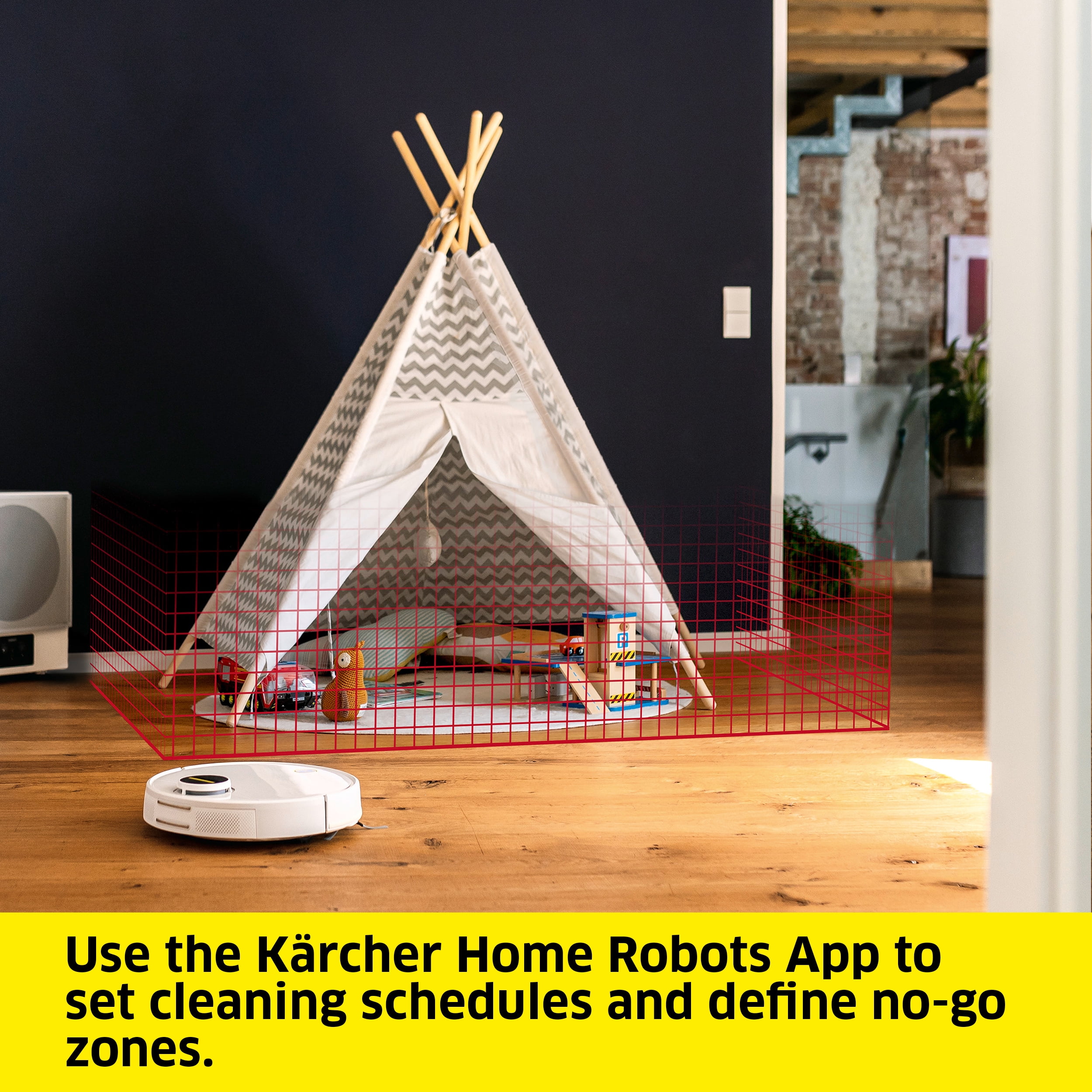 Karcher RCV 3, Robot Vacuum Cleaner, Mop Function, App, LiDar, Floor Mapping, Obstacle Detection - 120 min
