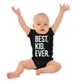 thumbnail image 3 of Best Kid Ever Child Parents Funny Romper Boys or Girls Infant Baby Brisco Brands NB, 3 of 6