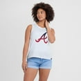 thumbnail image 4 of Women's Fanatics White Atlanta Braves Activate Slub Tank Top, 4 of 7