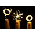 thumbnail image 2 of 3/6/9 Pack 20 LED Wine Bottle Light, Cork Shape Light Bottle Mini String Lighting Copper Wire Light for Christmas Wedding and Party Decoration, 2 of 8