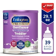 Enfagrow Premium Gentlease Toddler Nutritional Drink Formula, For Fussiness, Crying, Gas & Spit-up, 29.1 Oz Can