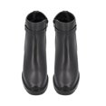 thumbnail image 4 of Botas Vitalia Mujer Vestir Piel Suela Alta Cierre Comoda Ligera Negro 26, 4 of 4