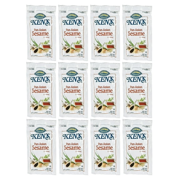 Ken's Pan Asian Sesame Dressing Packet 1.5 oz. | Kosher | 12 Count