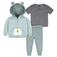 thumbnail image 1 of Gerber Set Playera, Sudadera con Capucha y Pantalón Talla 3-6 Meses, 1 of 4