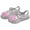 Pink, variant on Fjofpr Little Girls Sandals Size 12.5 Fashion Girls' Sandals Roman Shoes Soft Soled Jelly Princess Shoes Breathable Hollow Roman Beach Shoes Sandals