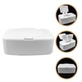 thumbnail image 2 of LOVEVER Baby Wipes Dispenser  Wipe Holder for Baby & Adult Keeps Wet Tissue Fresh  Non-Slip Wipes Case  Wipe Container with Sealing Design Lid (1-White), 2 of 10