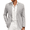 Light Grey, variant on Men's Linen Blazer Jacket Lightweight Two Botton Sport Coat Slim Fit Business Suit Jacket