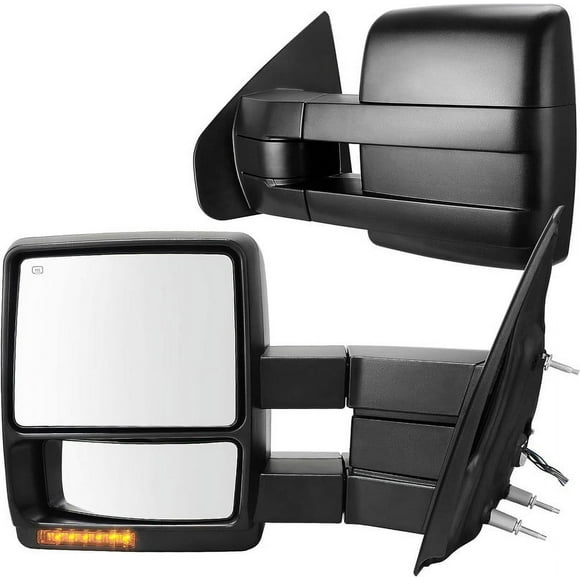Tecman Towing mirrors for Ford F150 2007 - 2014 Power Heated turn signal