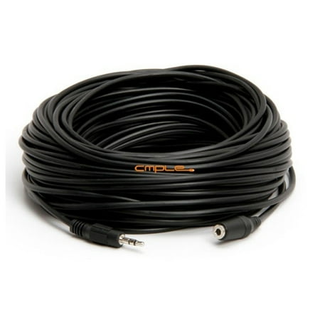 100' Stereo - Cmple Stereo Audio Headphone Extension Cable 3.5mm - w 100 FT