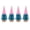 pink blue, variant on 4 PCS Mini Christmas Trees, Artificial Christmas Tree Bottle Brush Trees Christmas, Sisal Snow Trees with Wooden Base for Christmas Decor Christmas Party Home Table Craft green 2