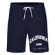 thumbnail image 4 of Pantalones cortos casuales elásticos con estampado de letras para hombre, cómodos para llevar en verano al aire libre, 4 of 4