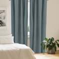 thumbnail image 2 of Ambesonne Blue Curtains, Under the Sea Wave Lines, Pair of 28"x84", Almond Green Slate Blue, 2 of 5