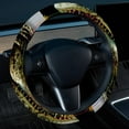 thumbnail image 2 of Crocodile Steering Wheel Cover, Car Wheel Covers, 14.5 Inch Printing PVC Leather Auto Accessories, 2 of 6