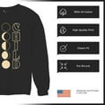 thumbnail image 6 of Moon Child Sweatshirt Astrology Lunar Cycle Phases Astronomy Mystical Spiritual Zodiac Sign June July Luna Crewneck, 6 of 7