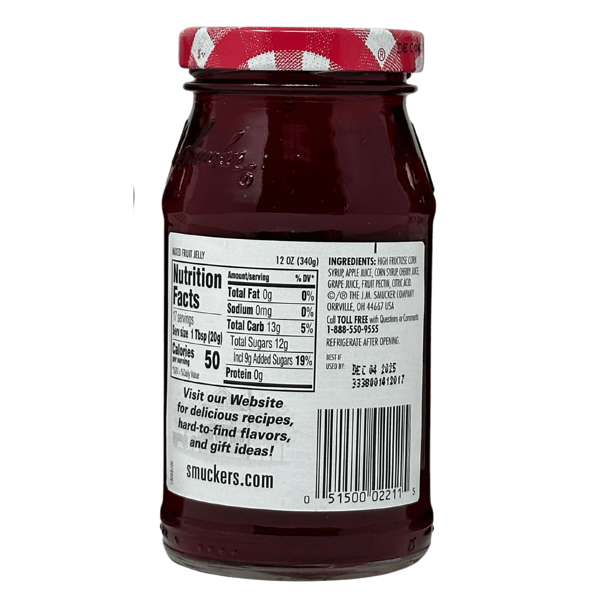 Smucker's Mixed Fruit Jelly Jam Multi Pack