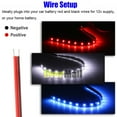 thumbnail image 5 of Lot Waterproof 12''/15 DC 12V Motor LED Strip Underbody Light For Car Motorcycle, 5 of 6