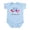 Sky Blue, variant on CafePress - Half Cuban Is Better Than None Body Suit - Baby Light Bodysuit, Size Newborn - 24 Months