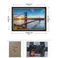 thumbnail image 6 of DecorArts - Golden Gate Bridge San Francisco Califonia, Giclee Print on Acid Free Cotton Canvas with Matching Classical Solid Wood Frame. Total Size w/Frame: 39.25x27.25", Ready to Hang., 6 of 6