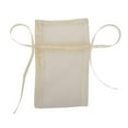 thumbnail image 4 of 50 Organza Drawstring Gift Pouch Small Wedding Party Favors Bag 4 x 6.5 inches Baby Shower Thank You Pouches- Brown, 4 of 8