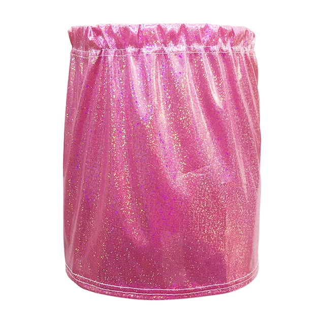 Wyzesi Yellow Skirt Mini Ruffle Ladies Dance Performance Skirt Sequins Fine Flash Cheerleader Tutu Skirt Dresses
