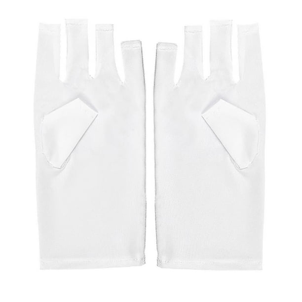 Guantes De Manicura Con Protección Uv, Protector Solar Suave Para Manos, Lámpara Para Hornear Antideslizante, Aislamiento Térmico Transpirable, Uñas Con Fugas Con Guantes Elásticos Speravity CE003136-01