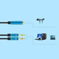 thumbnail image 4 of Divisor de auriculares CUTICAT 3.5 mm DUAL 115 cm Negro, 4 of 5