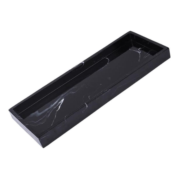 Bandeja de almacenamiento Matsuzay para perfumes y joyas Negro 29.4x11.2x2.15CM