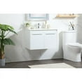 thumbnail image 2 of 30 inch single bathroom vanity in white, 2 of 8