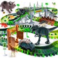 thumbnail image 1 of Coroiesty Pista de Carreras de Dinosaurios que Brilla en la Oscuridad, 268 Piezas, 1 of 9