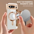 thumbnail image 4 of Allytech Flip Case for Google Pixel 9, [Compatible with Magsafe] PU Leather Clear Back Cover RFID Blocking Cards Slots Wallet Phone Case for Google Pixel 9, Brown, 4 of 8