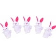 thumbnail image 3 of pdqouc 10pc Cute Rabbit Finger Puppet Cute Soft Velvet Cartoon Human Hand Puppet Toy Toddler Children Baby Toys Gifts Holiday Party Home Room Bed Sofa Decorations Kids Birthday Gifts, 3 of 5